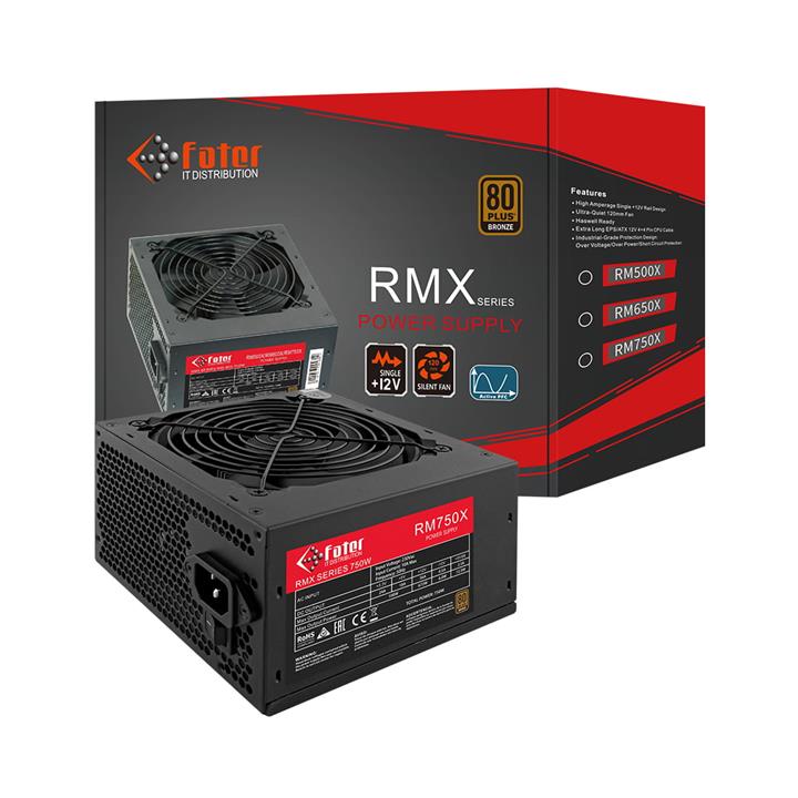 پاور فاطر  مدل RM750X با توان 750 وات Fater RM750X 750W 80 PLUS BRONZE Power Supply